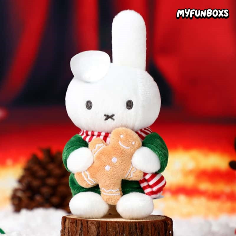 Miffy Christmas Winter Series plush keychain blind box