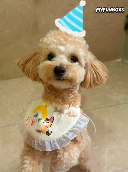 POP MART BABY MOLLY Pet Bandana – Cute Cat & Dog Scarf