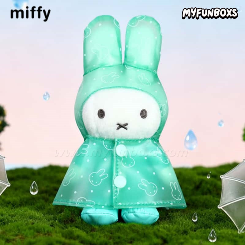 Miffy Raincoat Series plush keychain blind box(PRE-ORDER)