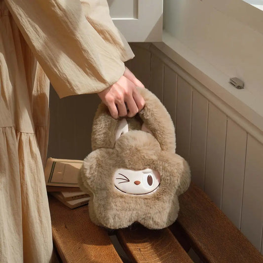 The Monsters Labubu Classic Series-Plush Flower Bag
