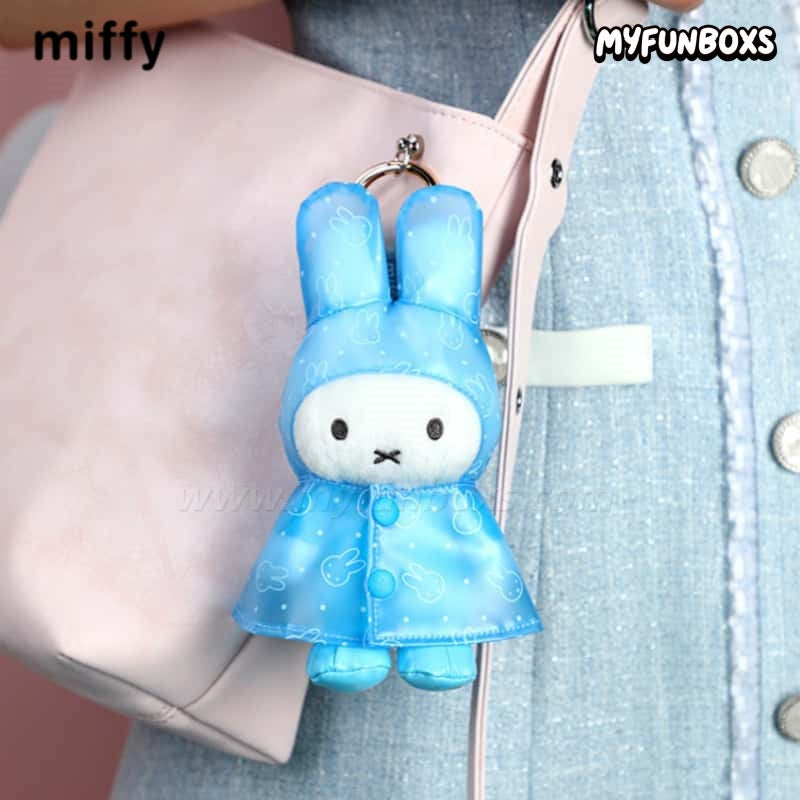 Miffy Raincoat Series plush keychain blind box(PRE-ORDER)