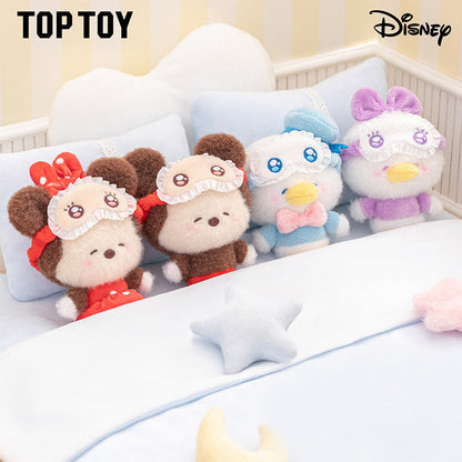Disney Squinting Sleepwear Series Plush Keychains Gift Blind Boxes