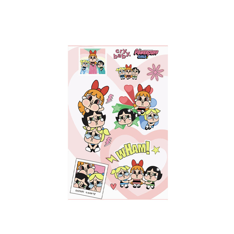 CRYBABY x Power puff Girls Series-TV Set Luminous Display Container