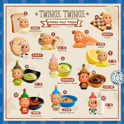 Twinkle Twinkle Create Your Taste Series Figures - A, Blind Box