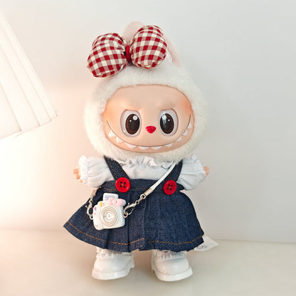 Ropa de muñeca de vinilo LABUBU (ropa para muñecas de 17 cm)