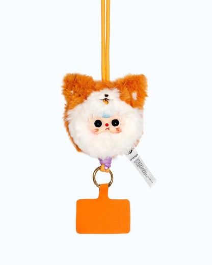 Baby Three Mobile phone lanyard plush blind box