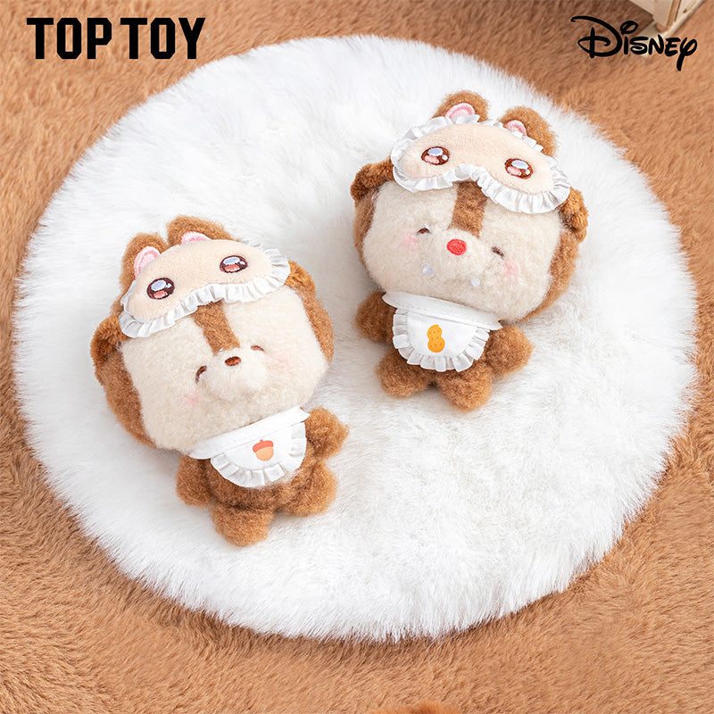 Disney Squinting Sleepwear Series Plush Keychains Gift Blind Boxes