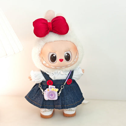 Ropa de muñeca de vinilo LABUBU (ropa para muñecas de 17 cm)