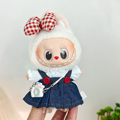 Ropa de muñeca de vinilo LABUBU (ropa para muñecas de 17 cm)