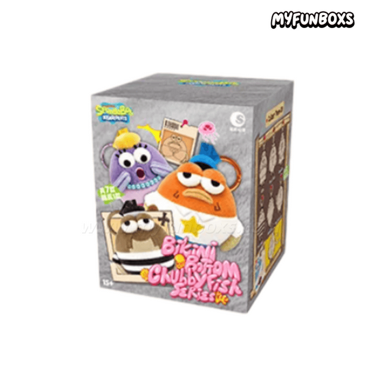 SpongeBob SquarePants Bikini Bottom Chubby Fish Series Plush Blind Box(PRE-ORDER)