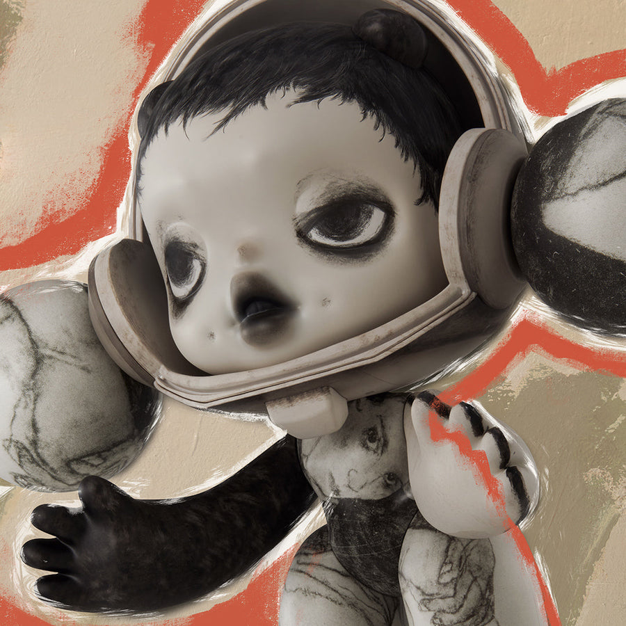 MEGA α SKULLPANDA 400% & 1000% Egon Schiele
