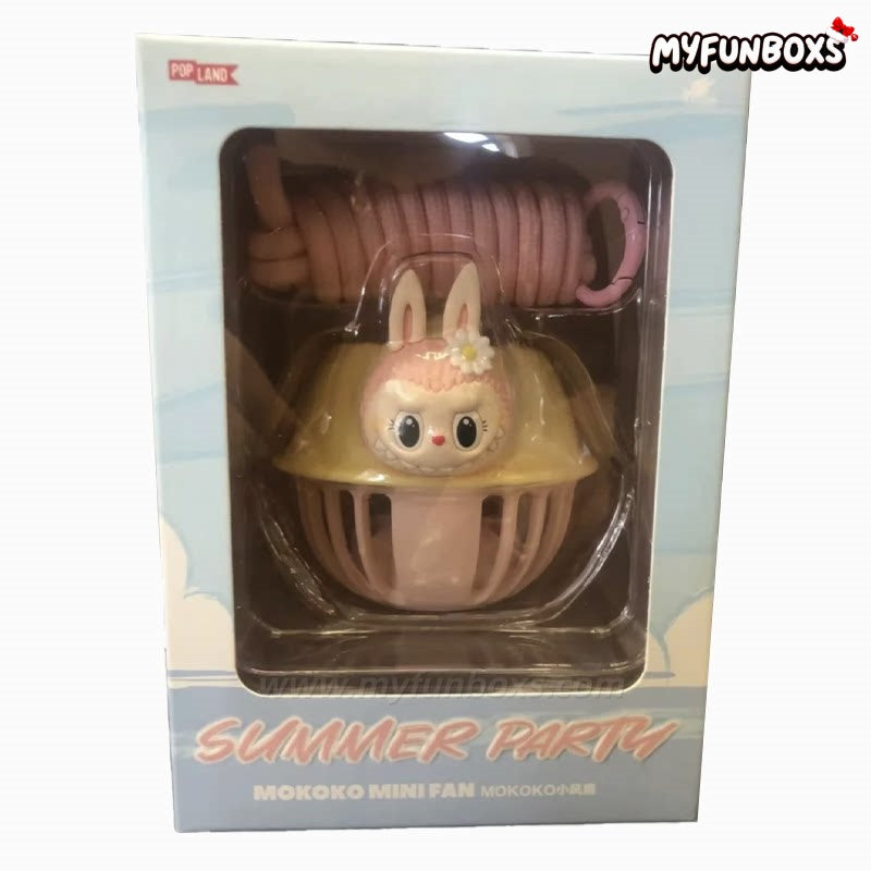 POP MART Land Exclusive “Bubble Summer Party” Series MOKOKO Mini Fan