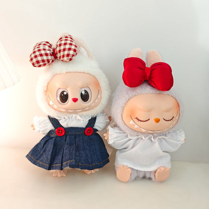 Ropa de muñeca de vinilo LABUBU (ropa para muñecas de 17 cm)