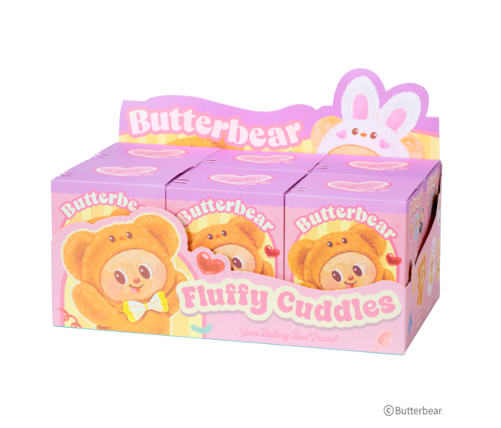 Butterbear vinyl face blind box plush series plush pendant