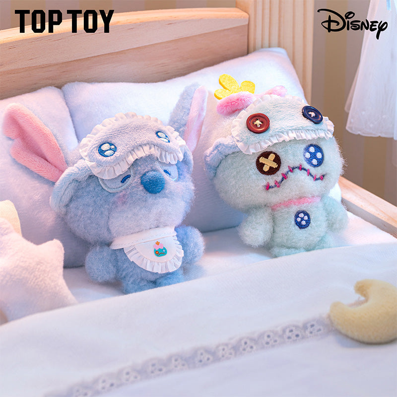 Disney Squinting Sleepwear Series Plush Keychains Gift Blind Boxes