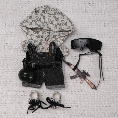 PUBG Style Tactical Vest for Labubu Doll