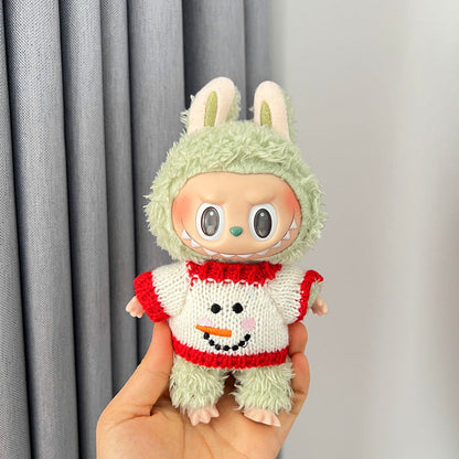Traje de suéter de Navidad Labubu