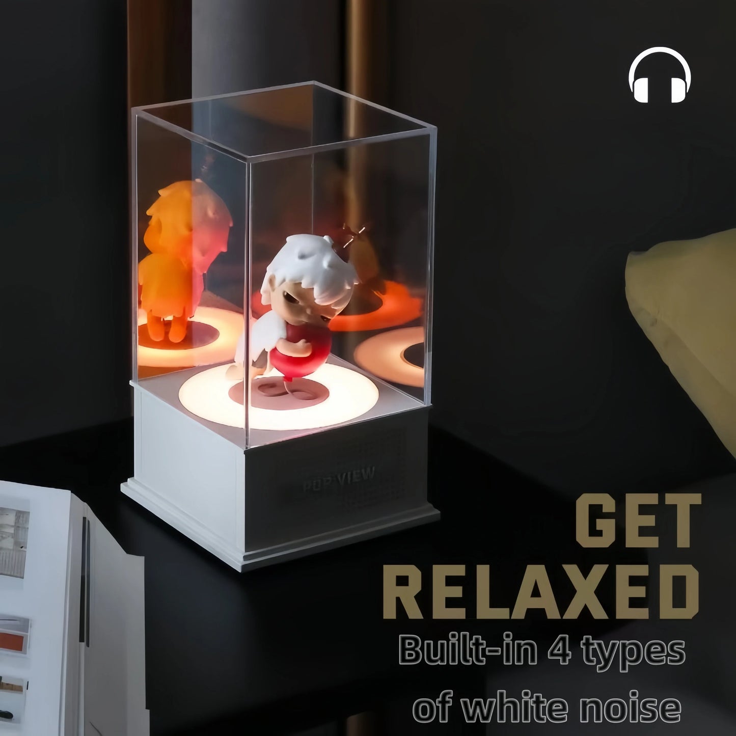 Blind Box Audio Figure Display Box Portable Bluetooth Wireless Speaker