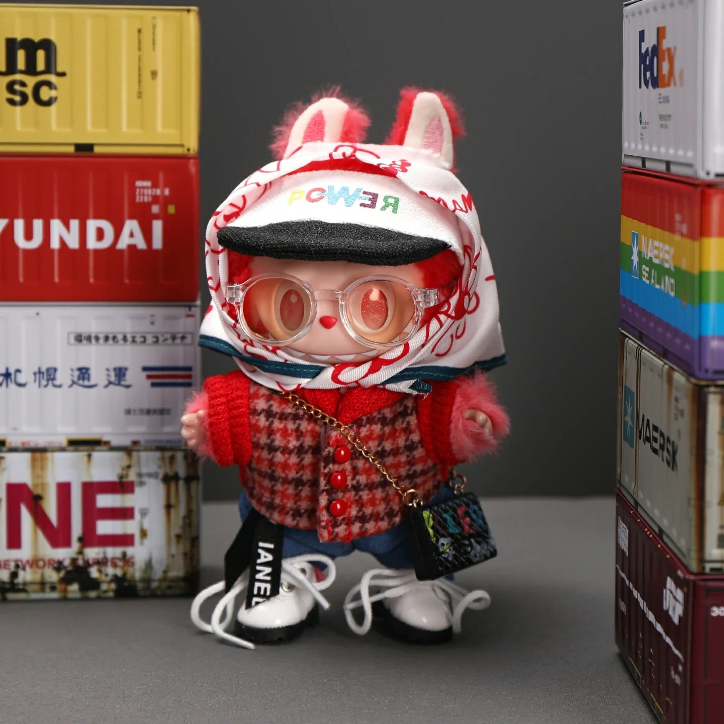 GD Kwon Ji-yong's same-style Labubu doll clothes - K-pop fashion outfit set