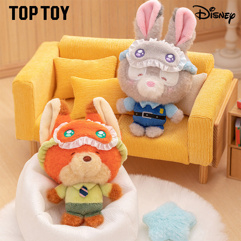 Disney Squinting Sleepwear Series Plush Keychains Gift Blind Boxes