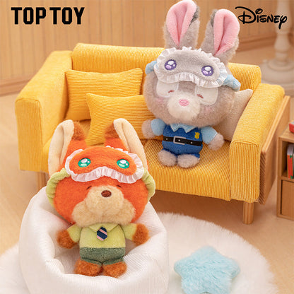Disney Squinting Sleepwear Series Plush Keychains Gift Blind Boxes