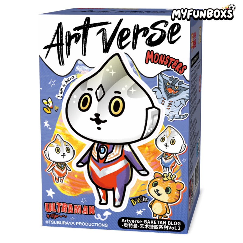 Artverse Ultraman Monster Art Soft Vinyl Series Baketan Vol.2 Series Figure Blind Box