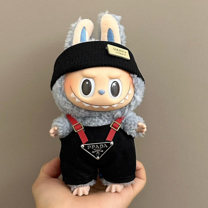 Labubu Doll Clothes Set - 17cm Plush Outfit