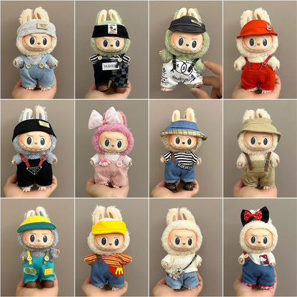Labubu Doll Clothes Set - 17cm Plush Outfit