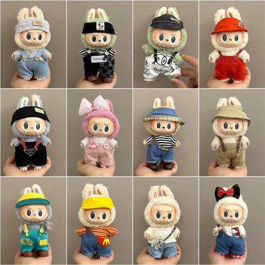 Labubu Doll Clothes Set - 17cm Plush Outfit