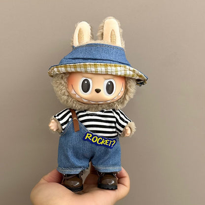 Labubu Doll Clothes Set - 17cm Plush Outfit