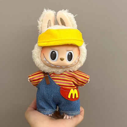 Labubu Doll Clothes Set - 17cm Plush Outfit