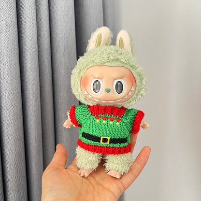 Traje de suéter de Navidad Labubu