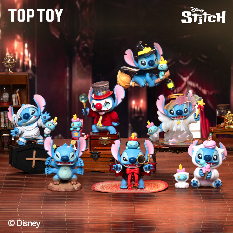 Stitch Wacky Diary 2.0 Series Halloween Decorations Blind Box Figure