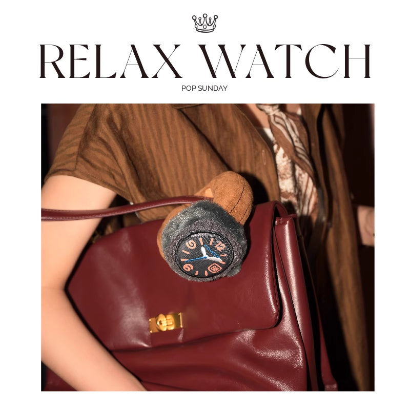 POP SUNDAY Relax Watch Blind Box - Fashion Plush Pendant Gift