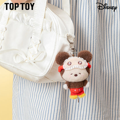 Disney Squinting Sleepwear Series Plush Keychains Gift Blind Boxes