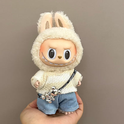 Labubu Doll Clothes Set - 17cm Plush Outfit