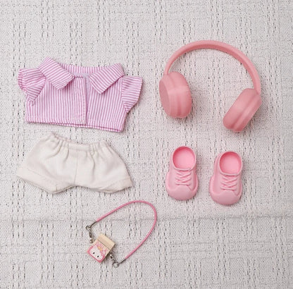 Labubu Doll Clothes - Pink Shirt Set