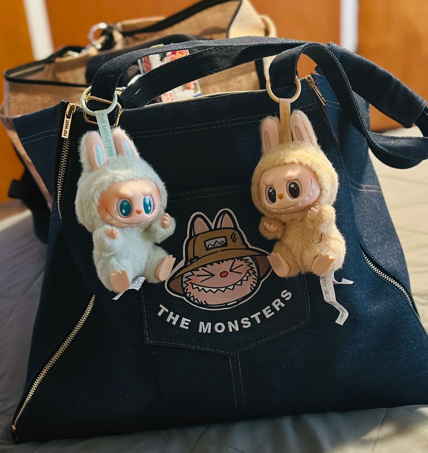 THE MONSTERS FALL IN WILD. SERlES-Denim Apron Bag