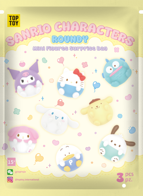 Sanrio Characters Roundy Mini Figures Suprise Blind Bags