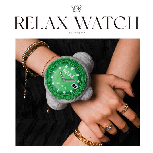 POP SUNDAY Relax Watch Blind Box - Fashion Plush Pendant Gift