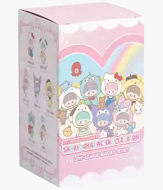 Zzoton x Sanrio Love-League Buddies Series Plush Blind Box
