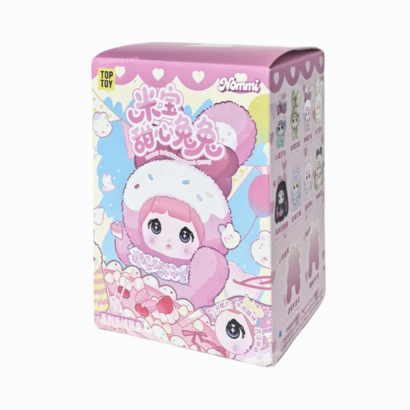 Caja Sorpresa de Figura de Peluche Nommi Baby Sweetheart Bunny Series