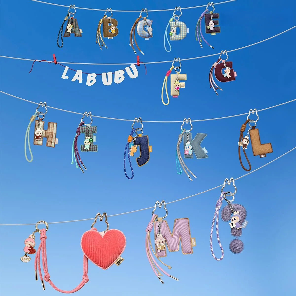 THE MONSTERS Broche de la Serie de Amor - Colgante con Letra Caja Ciega (A-M) (PEDIDO ANTICIPADO)
