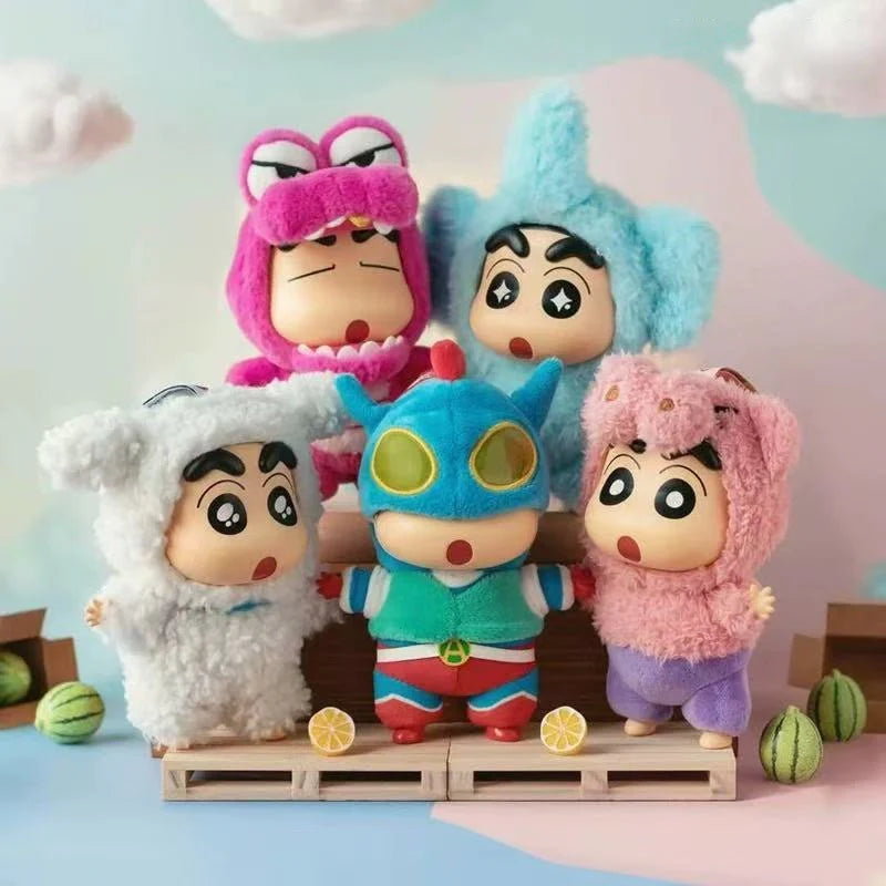 ¡Crayon ShinChan Fiesta de Juego! Serie de Colgantes de Peluche Caja Ciega