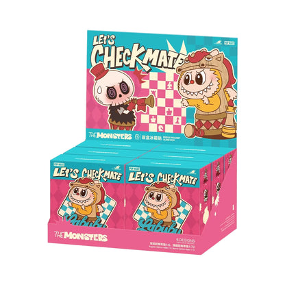 The Monsters Mischief Diary Series Figures Let's Checkmate Series Fridge Magnet Blind Box
