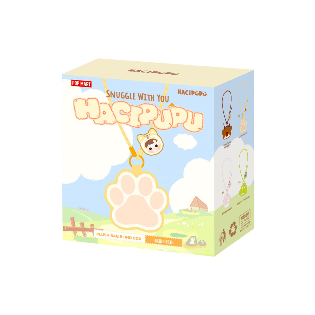 Hacipupu Snuggle With You Series Plush Bag Blind Box