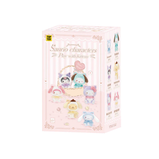 SANRIO Characters Play With Kittens Series Plush Dolls, Blind Box