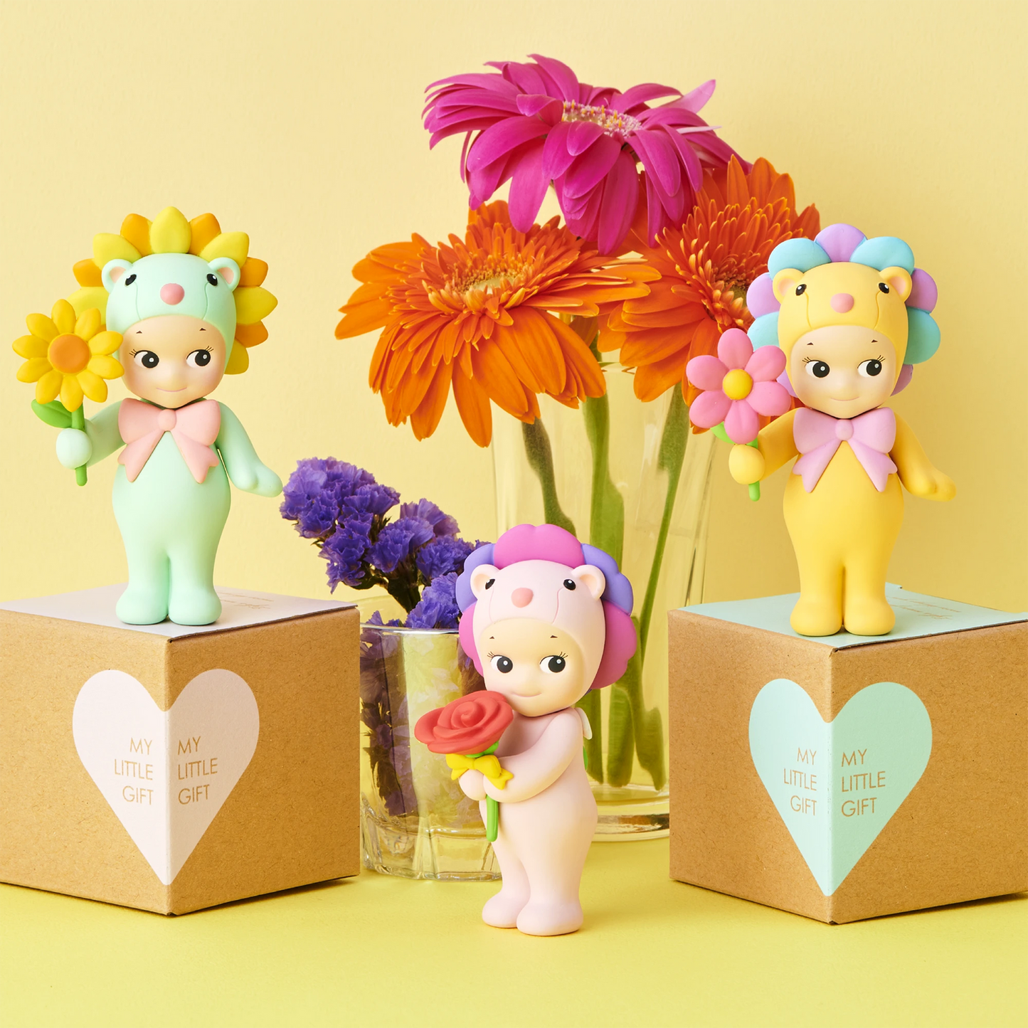 Sonny Angel Flower Gift Figures, Blind Box