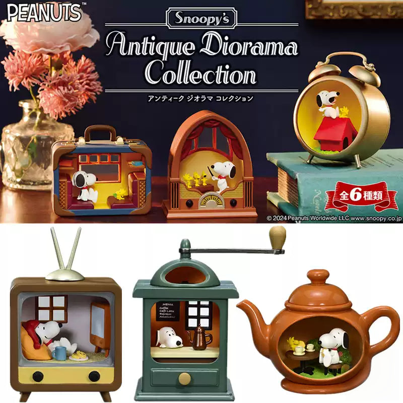 Snoopy Retro Scene Blind Box Gachapon Complete Set (6 Boxes)