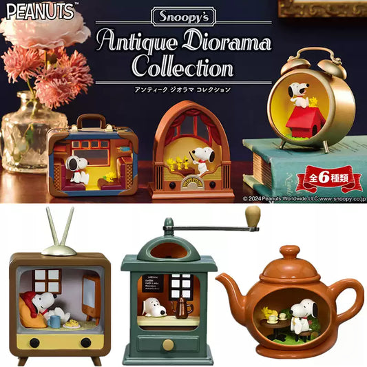 Snoopy Retro Scene Blind Box Gachapon Complete Set (6 Boxes)
